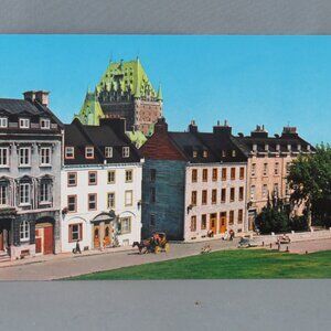 Share Vintage Postcard - View from St Denis Avenue Quebec City - JC Ricard